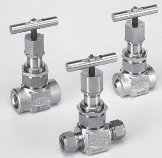 2800 Series Forged Body, Union Bonnet Needle Valves For the most severe service applications, these valves feature a stem backseat for safety, a long cycle life with high temperature capability to