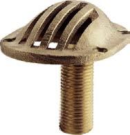 Intake Strainer One Piece Designed for long life, easy installation; 85-5-5-5 bronze. (Excludes 1/2, 3/4 ) Max Hull Strainer Part No. Thickness Dim.