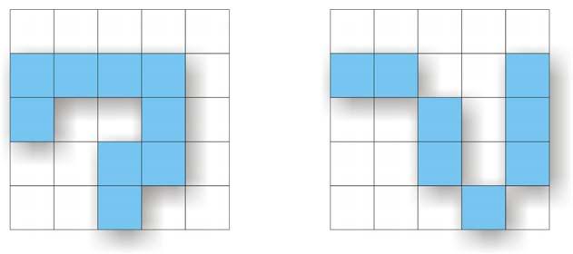 4. Algoritem za razpoznavo pozicije zvarov 33 Slika 9: 4-pot (levo) in 8-pot (desno) Rezultat postopka označevanja povezanih komponent je slika, ki je po velikosti enaka vhodni binarni.