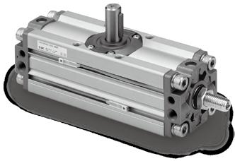 Rotary Actuator: Angle Adjustable Type Rack & Pinion Type llu Series Specifications Made to Order (For details, refer to pages 211 to 231.