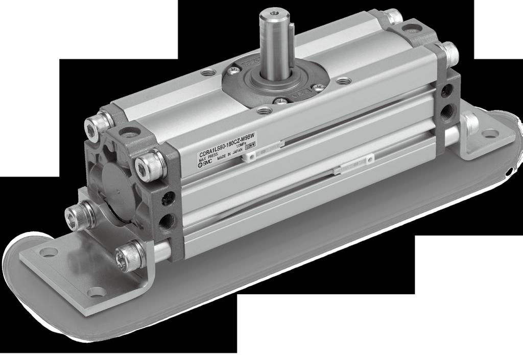 Rotary Actuator Series 3, 5, 63, 8, 1 Standard type Cushion seal is replaceable.