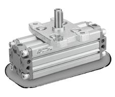 Rotary Actuator Rack & Pinion Type Series Angle adjustment range ±3 Flange type Made to Order (For details, refer to pages 211 to 231.