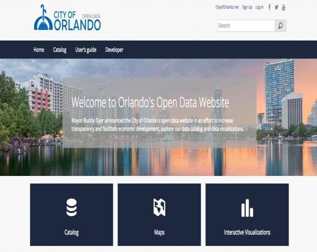 Orlando Open Data Increase transparency and facilitate economic development Analyze crime