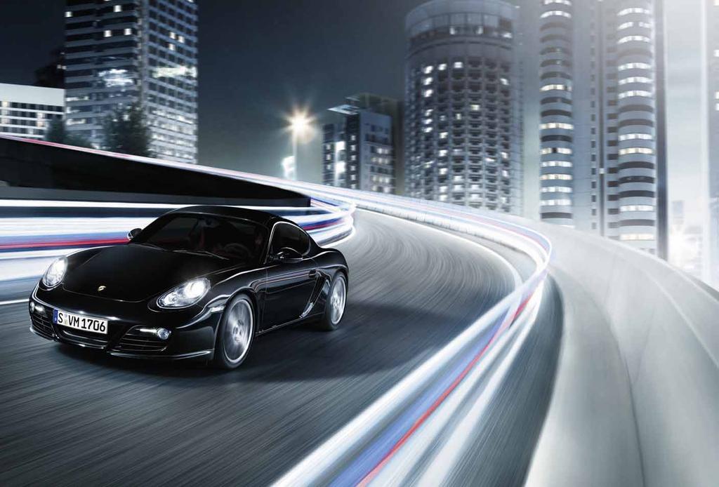 The Cayman. A thoroughbred sportscar. With unyielding power. An uncompro m- ising declaration of individuality, the Cayman goes its own way. So you can go yours. The 2.