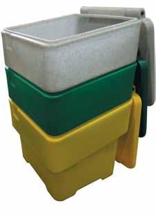 Can be supplied as a starter kit with salt and scoop Durable Affordable Lightweight Space Saving Max Ext Dims (lwh) * RW0007 475 x 383 x 305 30 kg/ltr 30.