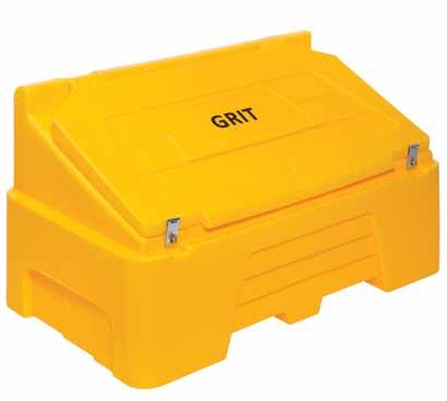 Grit Bins 200 & 400 Litre Premium Bins These extremely tough grit bins are widely distributed
