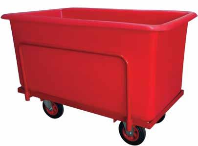 Materials Handling - Trucks Container Trucks RD0303 & OC0105 Our best-selling container trucks consist of a mild steel, powder-coated support frame with detachable tubular supports and a plastic tank.