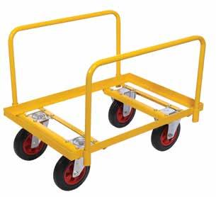 Extra support for heavier loads Fitted with heavy duty 8 rubber castors Dual use (as static or mobile container) Watertight Easy to clean Optional fitted tap for drainage of liquid Ideal for greater