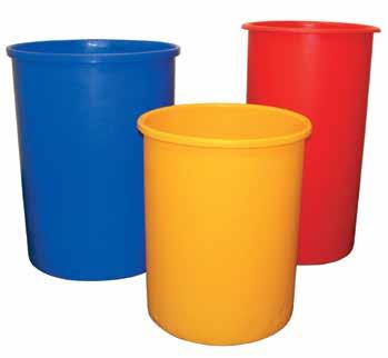 2 kg Straight sided bins Strong Secure Easy to clean Loose fitting lids available Full colour range available External dims (dh) Internal dims (dh) RH0103