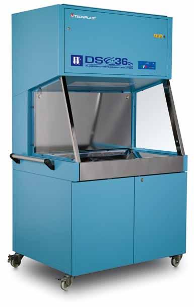1/High Protection Against Allergens and Contaminants DS36: the bedding disposal station designed to protect the operator against exposure to allergens and from airborne contaminants generated during