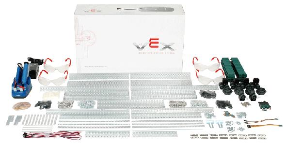 VEX Robotics Design System VEX Classroom Lab Kit The VEX Robotics Design System is divided up into several different Subsystems: Structure Subsystem Motion Subsystem Power Subsystem Sensor Subsystem