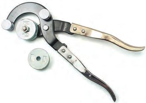 9172 PLIERS-TYPE TUBE BENDER Bends 3/16, 1/4, 5/16 & 3/8" (4.8, 6.4, 7.9 & 9.5mm) O.D. tubing w/o kinking or collapsing.