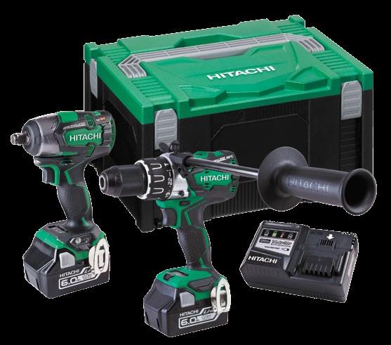 THE MOST ADVANCED COMBO KITS Best performing, most advanced kits ever KC18DBDL(GB) 18V Brushless Impact Drill and Impact Driver Kit Industry s Most