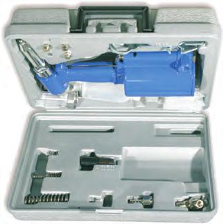 lever mechanism Blow moulded case Contents: 1 x Air Riveter 2,4-4,8mm RAC74 ( as above) 1