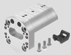 Handling modules HSP Accessories Adapter kit HAPG-B HAPG-70-B HAPG-71-B HAPG-72-B Material: Wrought aluminium alloy, anodised 1 2 4 5 6 7 * Tolerance for centring hole ±0.