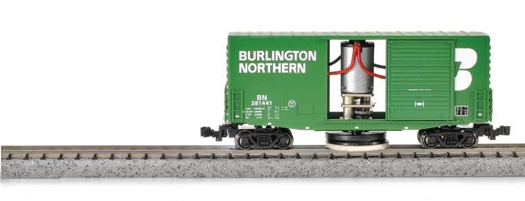 Burlington Northern Motorized Track Cleaning Car Micro-Trains has partnered with MNP Inc.