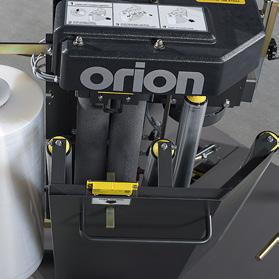 ALL AC MOTORS Forget the maintenance hassles of DC motors. Orion machines use AC motors with variable frequency drives for low maintenance, high performance and maximum efficiency.