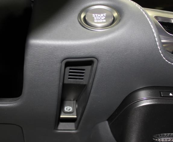 ELECTRONIC PARKING BRAKE: This vehicle is equipped with an electrically applied parking brake.
