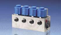 Danfoss VDHT valve design is well-proven and dirt resistant The valves are made of corrosion resistant materials such as AISI 304 and AISI 316 Easy-to-service Manifold block solutions The manifold