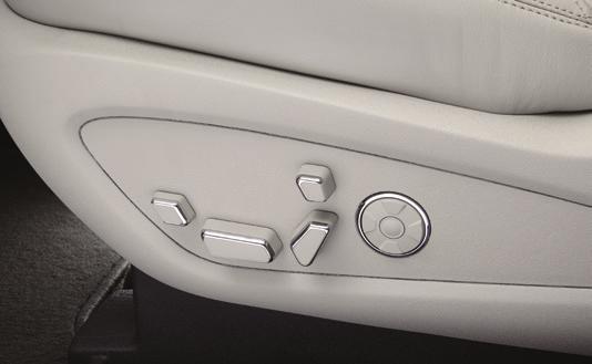 The front seats also include a massaging feature. See the Seats chapter in your Owner s Manual for more details. You can open the glove box by pressing the button located on the instrument panel.
