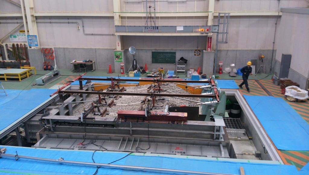 Nakamura et al. (2014) conducted a series of shaking table tests on full-scale ballasted tracks.