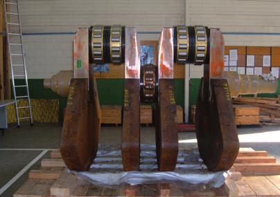 MARINE PROPULSION The ideal alternative to sleeve bearings for propeller shafts and water jets, splitto-the-shaft bearings eliminate