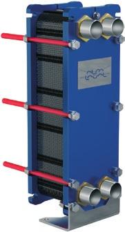 T5 Plate Heat Exchanger Applications General heating and cooling duties Standard design The plate heat exchanger consists of a pack of corrugated metal plates with portholes for the passage of the