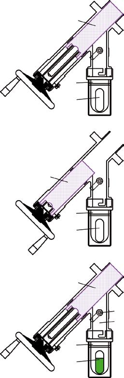 DESCRIPTION OF OPERATIONS CLOSED POSITION 9 The piston is a flush fit to the reactor or dryer leaving no dead space (FIG. 1).