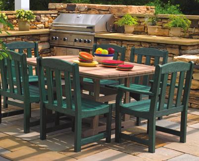 dining height collection table height 29.5" With Breezesta s Outdoor Dining Collection, beauty meets functionality. The Breezesta line of dining tables meet any outdoor entertaining need.