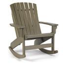 Shoreline Adirondack Chair 36"h x 34"d x 31"w - 45 lbs - 14.5" seat height Fanback Adirondack Chair 36"h x 34"d x 31"w - 49 lbs - 14.