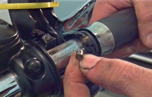 1.g Use two 3/8 wrenches to loosen the cable adjuster jam nuts (Image 7).