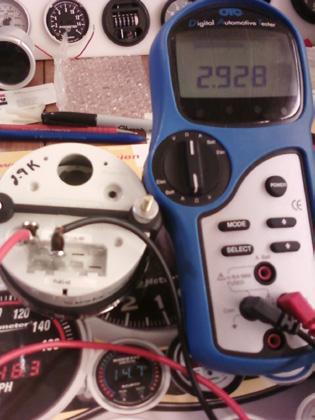 Volt Meter: No special LS requirements. Simply key on power to the I terminal, and chassis ground to the GND terminal. Do not use the S terminal. If you get a measurement of 2.