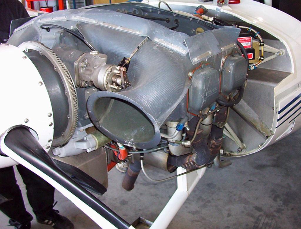 Powerplant Lycoming IO-360-M1A Air cooled four-cylinder four-stroke engine.