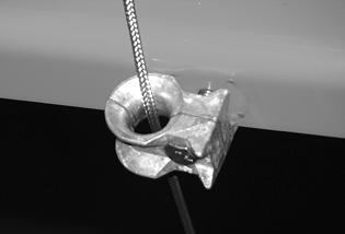OPC Lever Handlebar Bracket Figure 9 Recoil Rope Set-Up Loosen lock nut on inner side of handlebar bracket