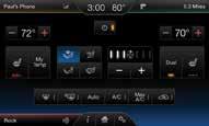 Set Your MyTemp* Touch the lower-right, blue Climate corner on the touchscreen. Press + or to adjust the temperature.