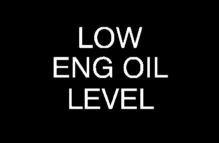 Engine Oil United States Canada If the low engine oil level message appears on the instrument cluster, it means you need to check your engine oil level right away.