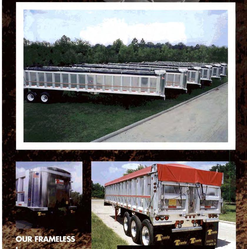 We have refined the basic idea of the aluminum end dump trailer that has been around for years.