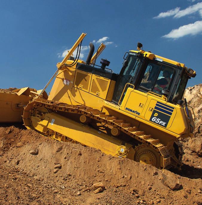 Powerful and Environmentally Friendly Automatic transmission Set by default, the D65-18 has a highly efficient transmission that automatically matches the best gear mode in all dozing operations and