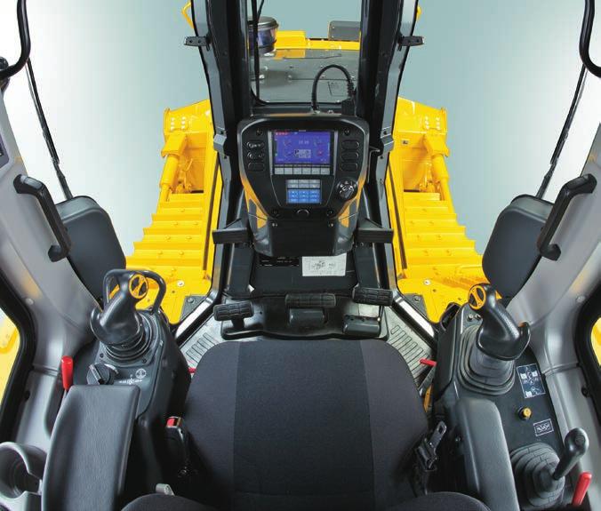 First-Class Comfort Quiet and comfortable cab Operator comfort is essential for safe and productive work.