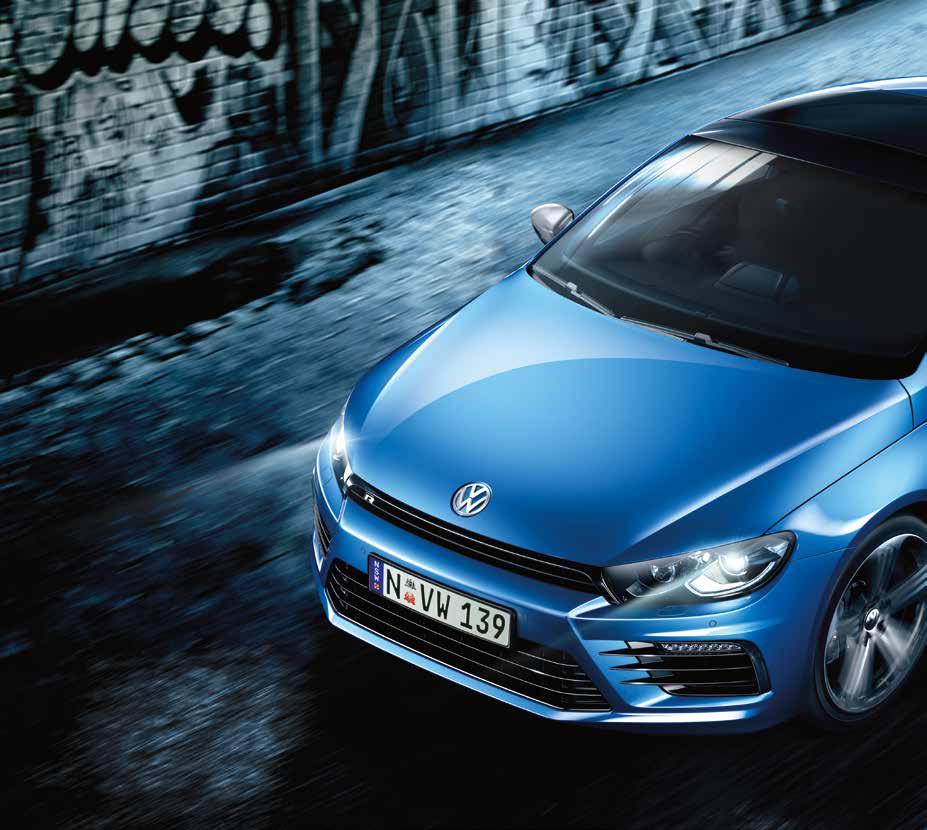 LOOK TO MATCH IT PERFORMANCE. Dynamic and sporty. Just one look at the cirocco R urges you to think fast.