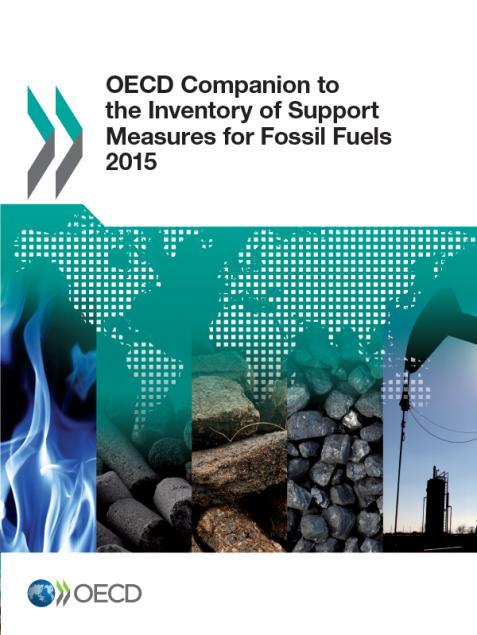 The OECD continues monitoring how national budgets and tax codes support fossil fuels On 21 September, the OECD will be releasing a new report and a database of nearly 800 measures that support the