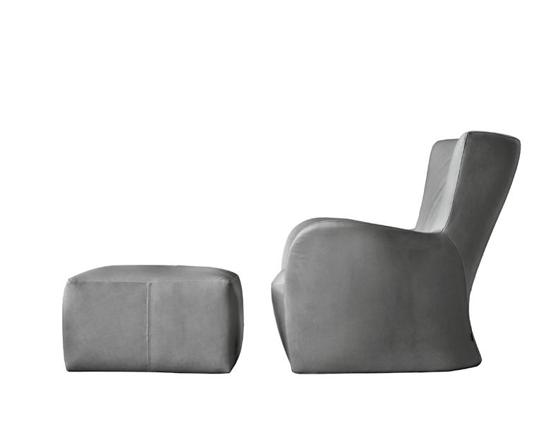 MNDRGUE ferruccio laviani armchairs This armchair has a welcoming, form-fitting shape. Its distinguishing feature is a wellbalanced proportion between thicknesses and curved lines.