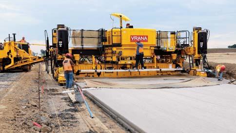 GP3 Slipform Paver The GOMACO GP3 is designed for paving up to 30 feet (9.14 m) wide and to accommodate multiple width changes. The GP3 is available as a two-track or four-track slipform paver.