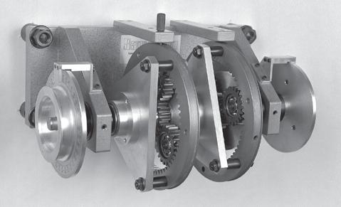 Recently introduced, the Sanderson Three Speed Epicyclic Gearbox Ref SD4:18 provides two forward speeds and reverse.