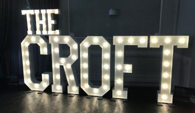 letters 2ft CLASSIC WHITE LED THE LETTERS Fitted with XLR 24v power in & out