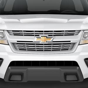 METALLIC - CHEVY Grilles / Grille, Silver Ice