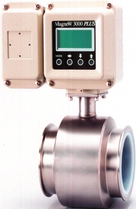 MagneW3000 PLUS Smart Electromagnetic Flowmeter Detector for Sanitary use Model MGS28U OVERVIEW The MagneW3000 PLUS Smart Electromagnetic Flowmeter for Sanitary use is a high-performance and
