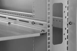 IMRAK supports, trays and shelves Chassis trays These trays come in four depths so that the correct depth for your installation may be selected without interfering with cabling or power distribution