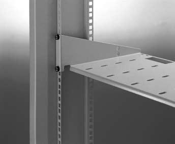IMRAK supports, trays and shelves 19 cantilever shelves Cantilever shelves fix directly onto the standard 19 panel mounts.