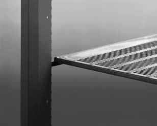 To be fitted onto Chassis Supports 19 Cantilever shelf fixing 1 1.5 mm Black RAL 9011 20 kg Black RAL 9011 W X D 19 x 255 mm 1 2.